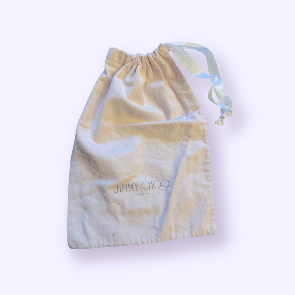Jimmy Choo Light Purple Drawstring Dust Bag